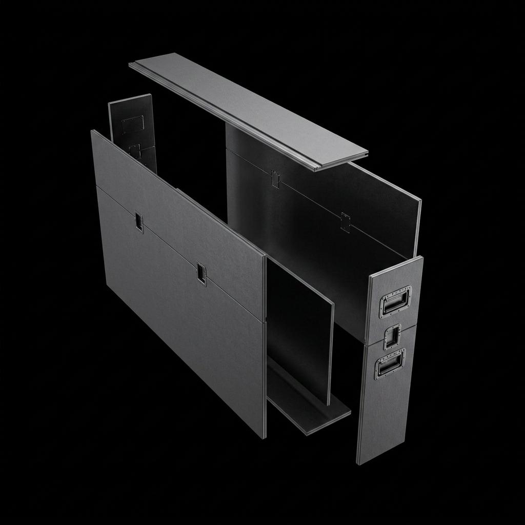 [Test] 65" TV Flightcase