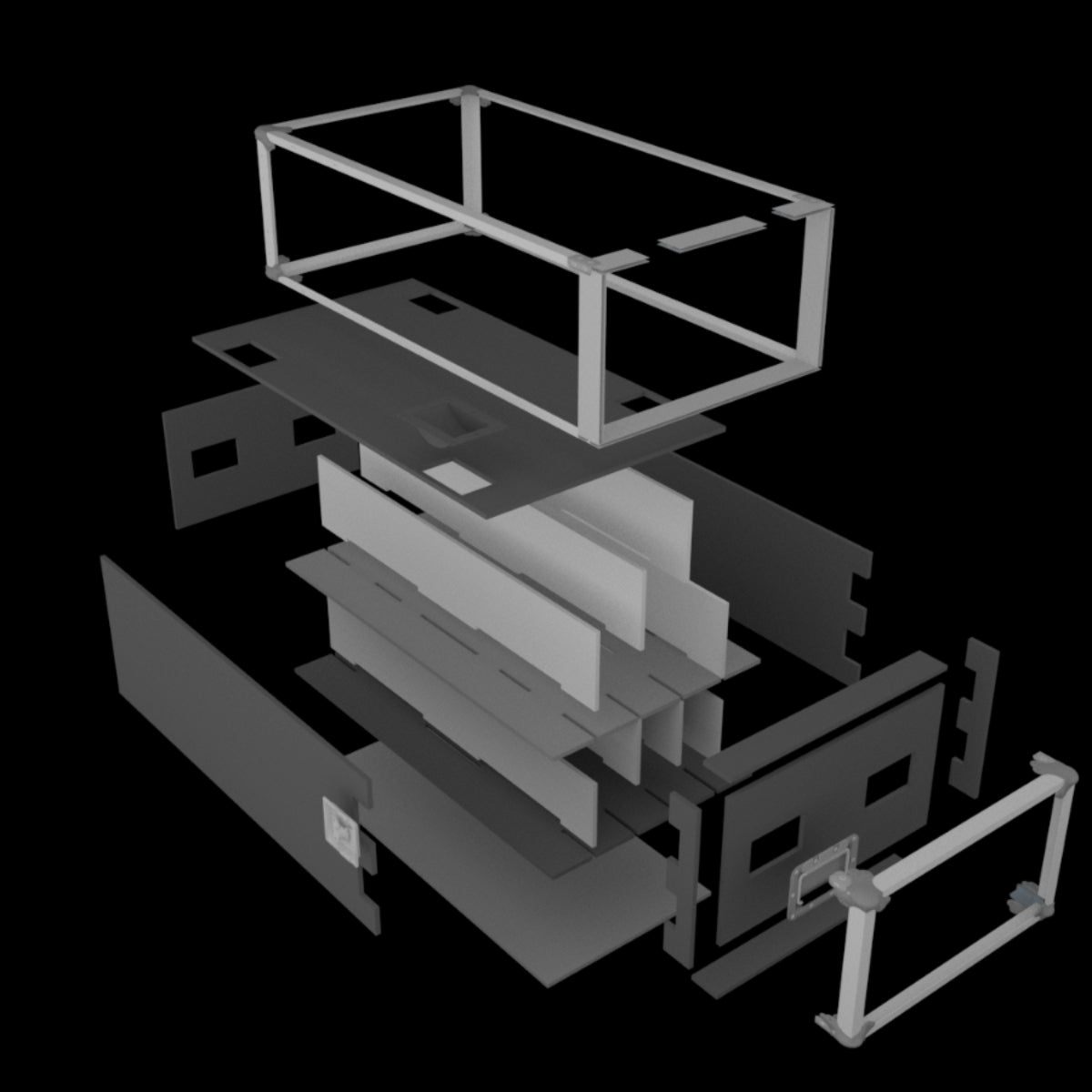 [Test] LED Bars / Battons Flightcase