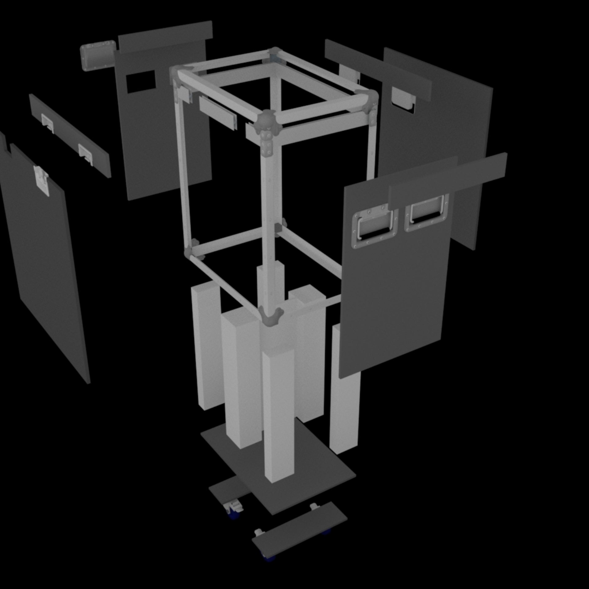 [Test] 600 Watt Moving Head Flightcase